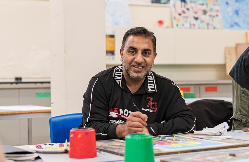 Passion on display: Ashraf’s Artwork in our Exhibition