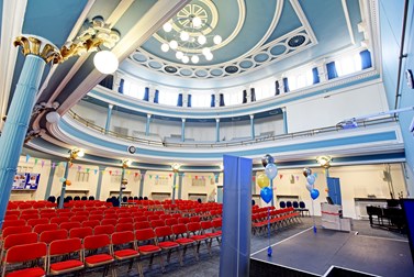 Leicester Adult Educaiton's Hansom Hall - Stage View